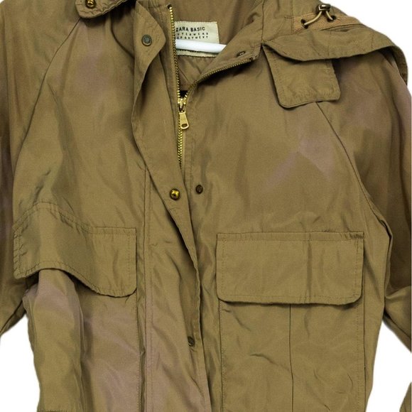 ZARA HOODED & POCKETED UTILITY JACKET - Picture 3 of 4